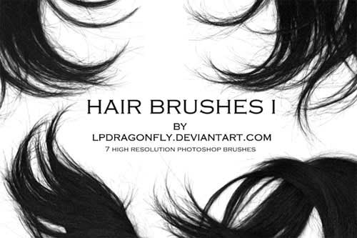 hair texture brushes photoshop