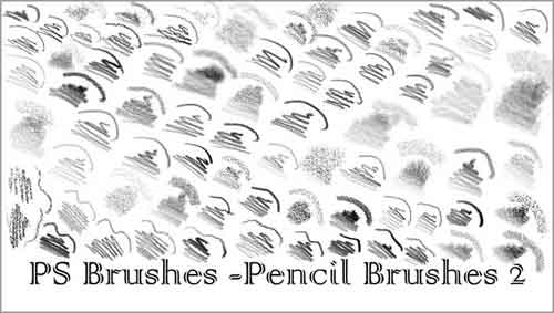 6b pencil brush photoshop