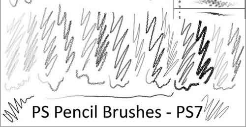 pencil stroke brushes for photoshop free download