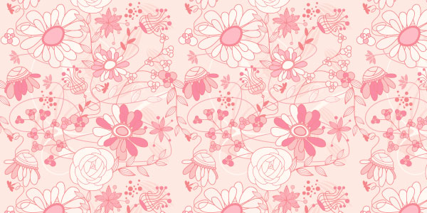 Pink Flower Background Patterns 26 Free Romantic Floral Designs 