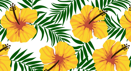 Tropical Background Patterns: 8 Free Designs for Summer 2017