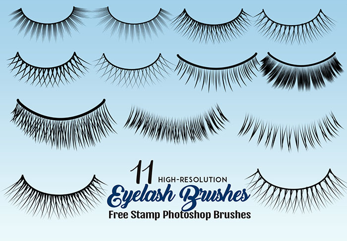 Eyelash Photoshop Brushes Styles For Photo Enhancements