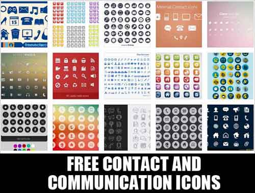 contact icons