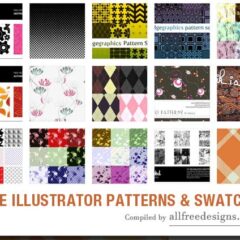 200+ Free Editable Illustrator Patterns and Swatches