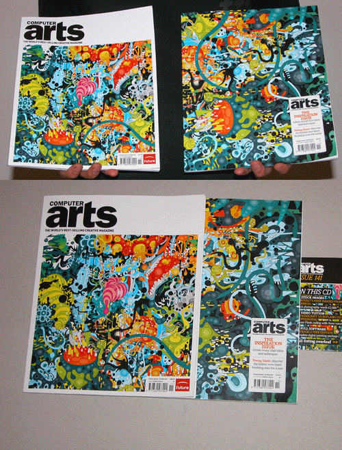 illustrated magazine cover