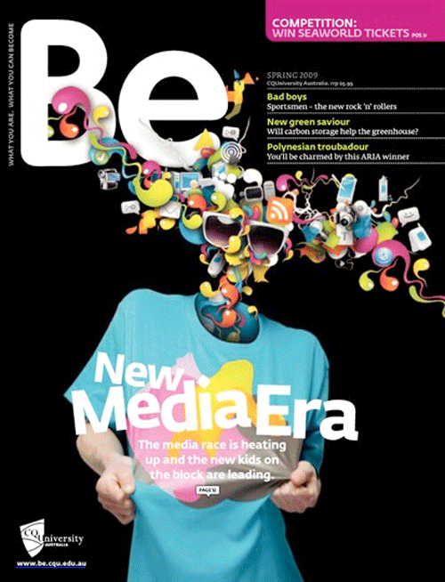 illustrated magazine cover