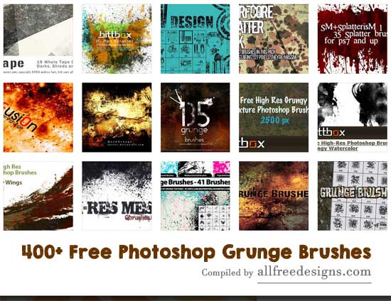 photoshop grunge brushes