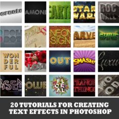 20 Photoshop Text Effect Tutorials for Designing Attention-Grabbing Logos and Titles