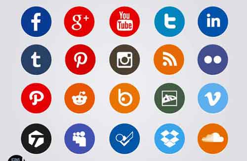 social media icons