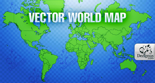 vector world maps