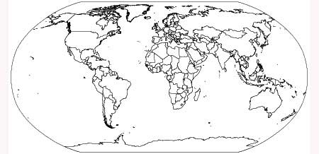 vector world maps