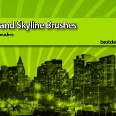 13 City Backgrounds Brushes for Photoshop