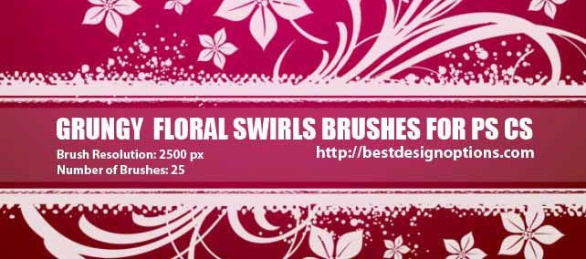 25 Flower Brushes for Photoshop (Part 2)