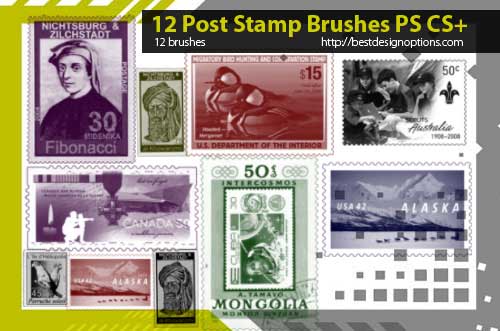 stamps photoshop brushes