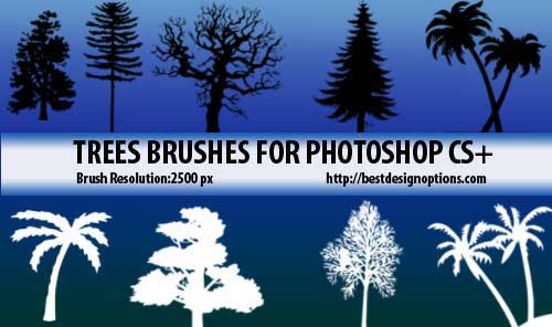 free tree brush pack photoshop