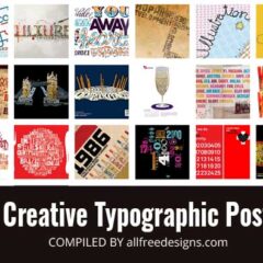 20 Beautiful Typographic Graphic Designs