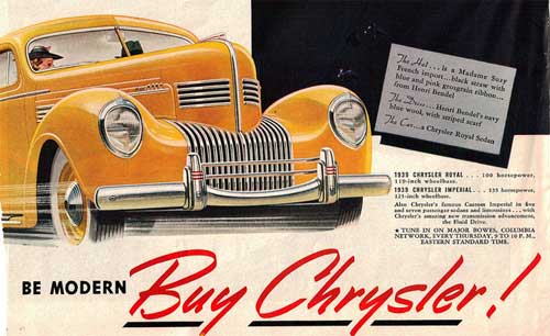 vintage car ads
