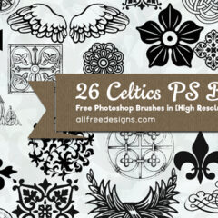 26 Exclusive Celtic Brushes for Photoshop CS