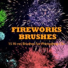 15 Free Realistic Fireworks Background Brushes