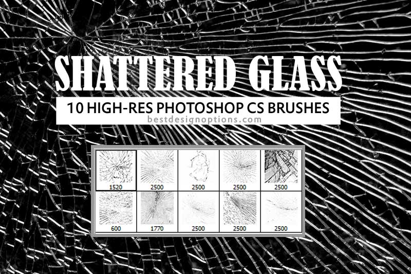 Download Broken Glass Brushes For Creating Shattered Effects