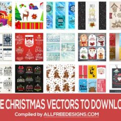 500+ Christmas Vectors for Holiday Designs