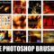 30 Sets of Realistic Fire Background Photoshop Brushes