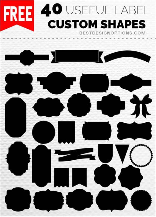Photoshop Shapes: 1K+ Custom Shapes to Download Free
