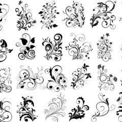 1000+ Free High-Quality Vector Flowers and Swirls