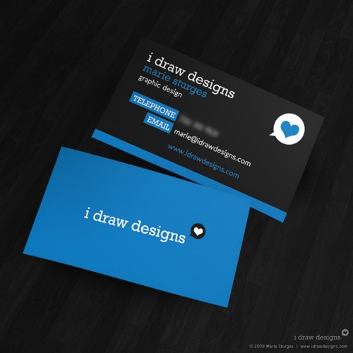 examples of graphic designer business cards