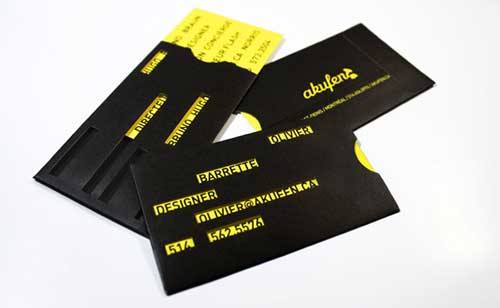 graphic designer business card