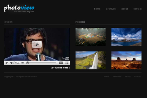 photography website templates