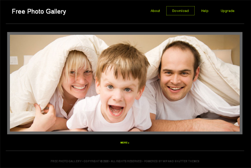 photography website templates