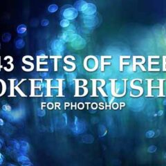 43 Sets of Free Bokeh Effects Photoshop Brushes