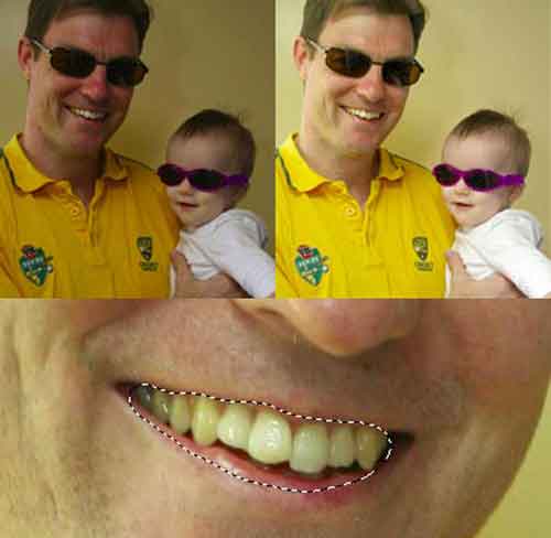 teeth photoshop whitening tutorials source easy tool