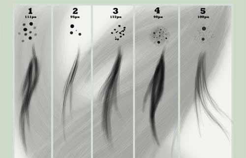 hair photoshop brushes