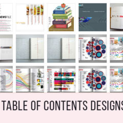 30 Excellent Table of Contents Design Examples