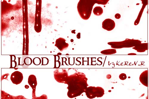 blood splatter brushes