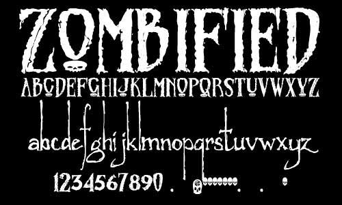 scary fonts