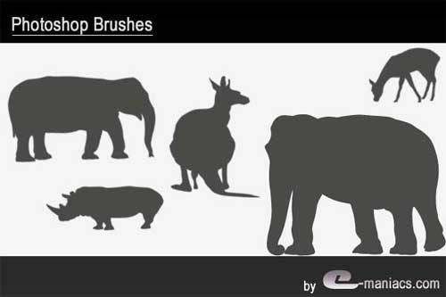 animal photoshop brushes