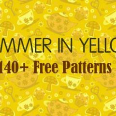 140+ Free Yellow Background Patterns for Photoshop