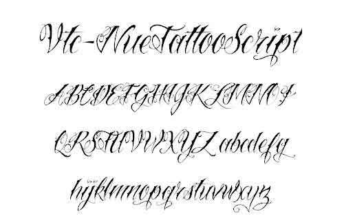 Free Tattoo Fonts Wi