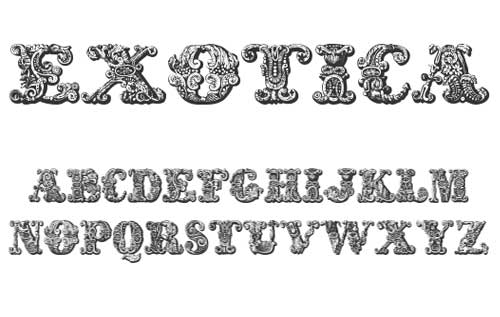 Free Tattoo Fonts With Tribal Designs To Boost Your Font Collection