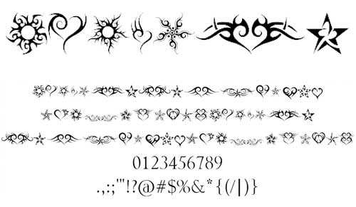 free tattoo fonts
