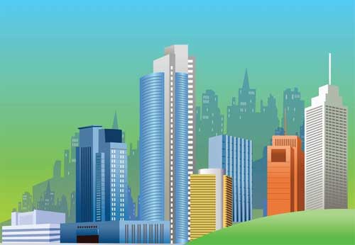 City Background Designs in Vector Format that You Can Use for Free