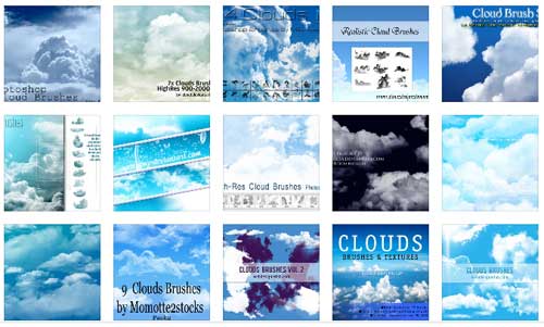 Cloud Backgrounds 50 High Quaity Sky Photoshop Brushes To Collect