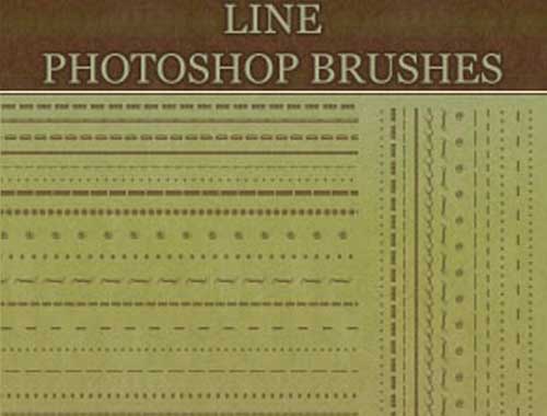 line brushes
