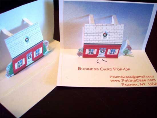 pop-up business cards