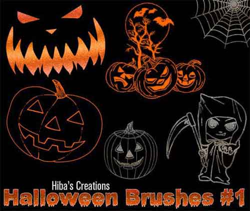 halloween brushes free for adobe illustrator