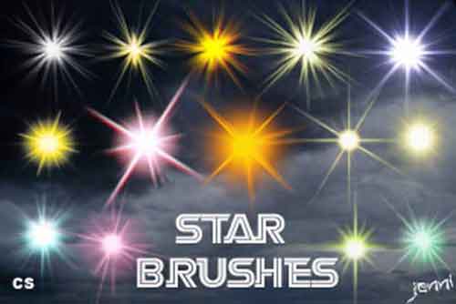 star paint brush photoshop