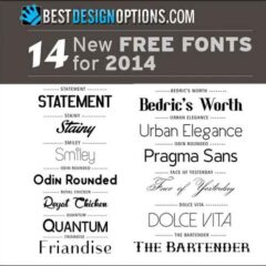 New Free Fonts to Spruce Up Your Designs